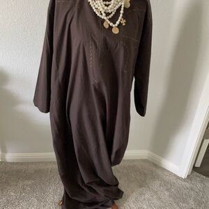 Chic Chocolate Long Sleeve Dress